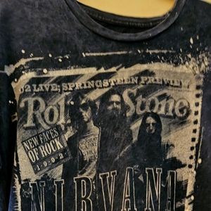 Vintage Nirvana CONCERT T.. ROLLING STONE